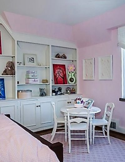 Child's bedroom interior, by Anne Marie Weissend, Design Associates. We are a full-service Interior Design firm in Rochester NY.
