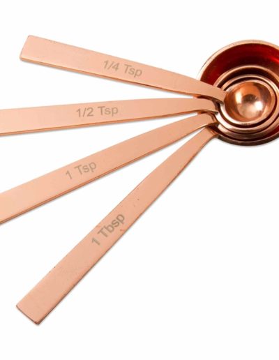 Antique copper measuring spoons, 1 set $37.00