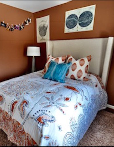 Teenage Girl Bedroom by Anne Marie Weissend, Design Associates. Design Associates is a full service Interior Design Firm.